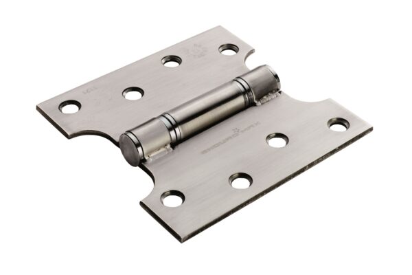 Eurospec 102 x 102 x 3mm Parliament Hinge Grade 13 C/W Screws (Pair) - Satin Stainless Steel