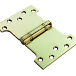 Eurospec 102 x 127 x 3.5mm Parliament Hinge Grade 13 C/W Screws (Pair) - Stainless Brass