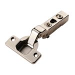 Carlisle Brass 100 Deg Half Overlay Clip-on Soft Close Hinge (C80b676f) - Bright Nickel Plate