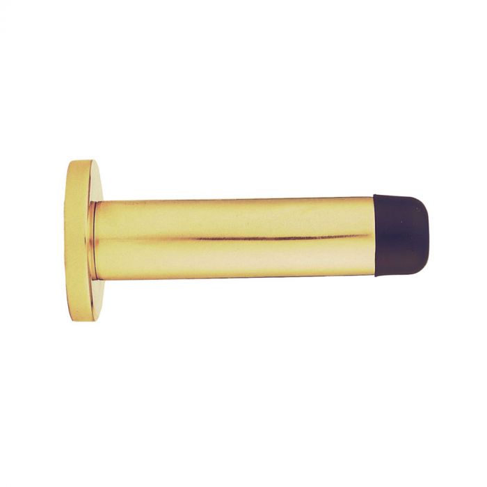 handle_234_1.jpg Carlisle Brass 72 x 32mm Wall Mounted Doorstop on Rose - Concealed Fix - Polished Brass - Image 1