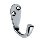 Carlisle Brass Victorian Single Robe Hook - Polished Chrome