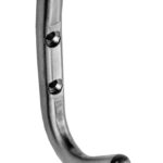 Eurospec Coat Hook - 93 x 10mm - Face Fix - Satin Stainless Steel