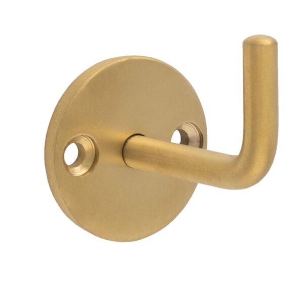 Eurospec Coat Hook - 33mm - Face Fix - Satin PVD