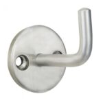 Eurospec Coat Hook - 33mm - Face Fix - Satin Stainless Steel