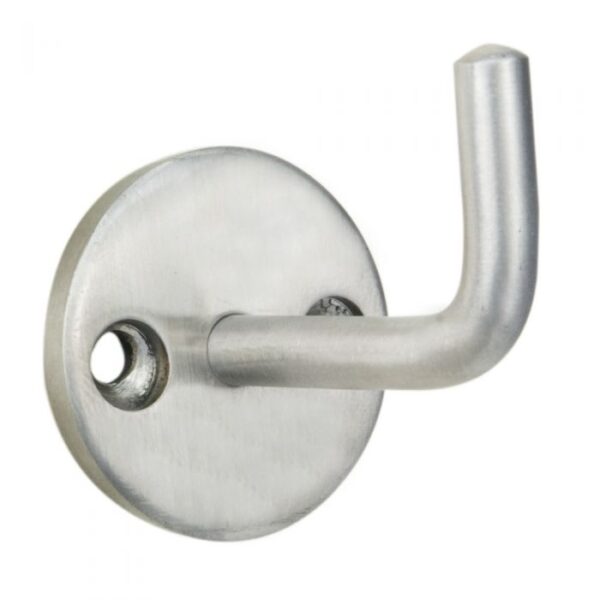 Eurospec Coat Hook - 33mm - Face Fix - Satin Stainless Steel