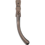 Mila Heritage Pear Drop Casement Handle - Pewter Patina, 40mm Pin, R/H
