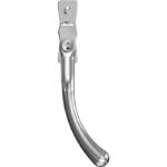 Mila Heritage Pear Drop Casement Handle - Polished Chrome, 40mm Pin, R/H