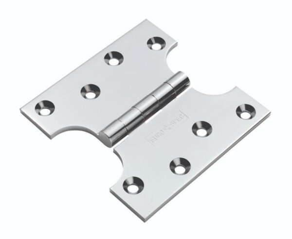Eurospec 102 x 102 x 4mm Parliament Hinge C/W Screws (Pair) - Polished Chrome
