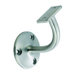 Eurospec Handrail Bracket - 62mm Projection - Face Fix - Satin Stainless Steel