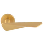 Manital Intona Lever on Concealed Fix Round Rose Osa (Satin Brass)