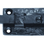 Carlisle Brass Straight Door Bolt - Black Antique