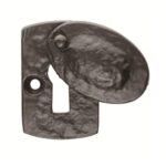 Carlisle Brass Escutcheon - Lock Profile Plaque Cover Face Fix - Black Antique