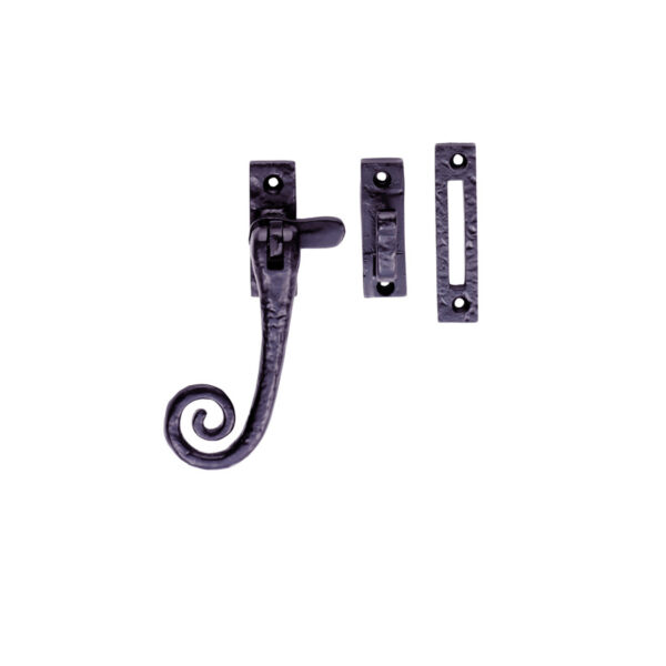 Carlisle Brass Curly Tail Casement Fastener - Black Antique