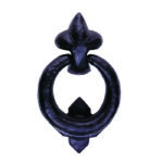 Carlisle Brass Ring Door Knocker - Black Antique