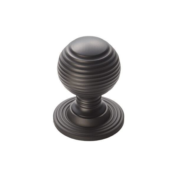 Carlisle Brass Queen Anne Knob 28mm - Matt Black