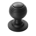 Carlisle Brass Queen Anne Knob 35mm - Matt Black
