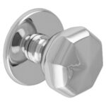 Carlisle Brass Victorian - Centre Door Knob (Octagonal) - Polished Chrome