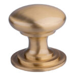 Carlisle Brass Victorian Cupboard Knob (One Piece) 42mm - Satin Brass