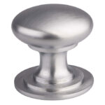 Carlisle Brass Victorian Cupboard Knob (One Piece) 38mm - Satin Chrome