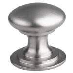 Carlisle Brass Victorian Cupboard Knob (One Piece) 50mm - Satin Nickel