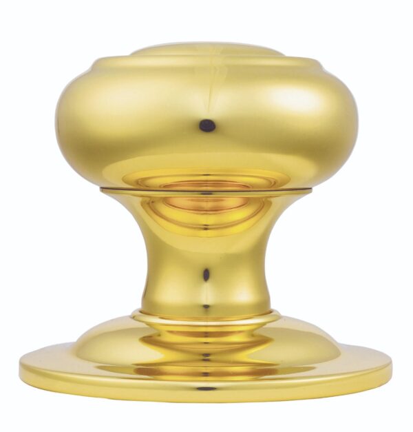 Carlisle Brass Centre Door Knob - Polished Brass
