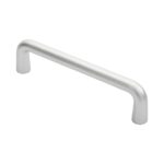 Eurospec 19mm Dia D Pull Handle - 225mm C/C (Cast) - Satin Anodised Aluminium