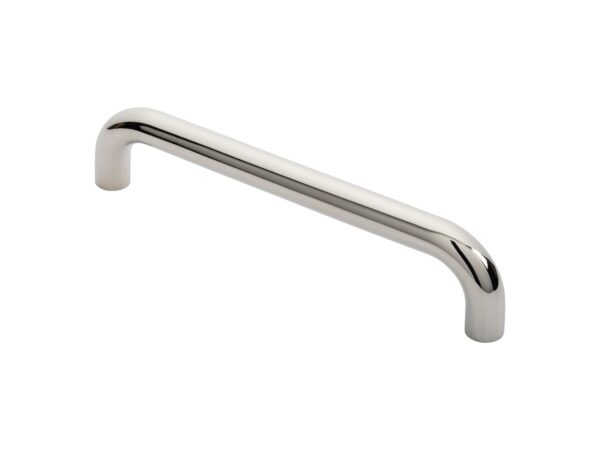 Eurospec 25mm Dia. D Pull Handle - 300mm C/C - Bolt Through Fixing - Bright Stainless Steel