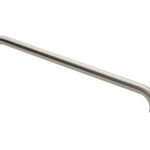 Eurospec 30mm Dia. D Pull Handle - 600mm C/C - Bolt Through Fixing - Satin Stainless Steel