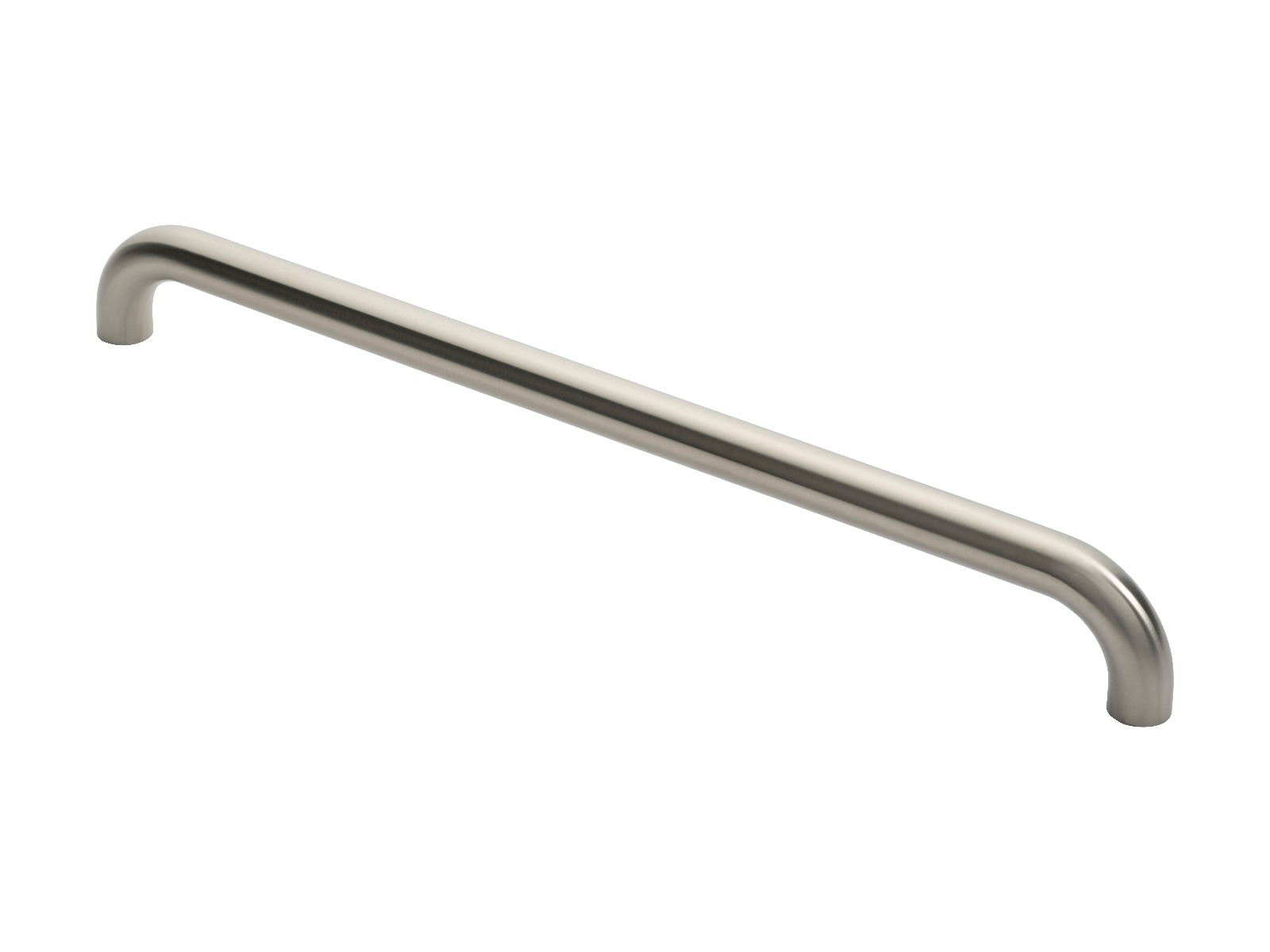 pcd1600sss.jpg Eurospec 30mm Dia. D Pull Handle - 600mm C/C - Bolt Through Fixing - Satin Stainless Steel - Image 1