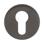 Manital Escutcheon - Euro Profile - Push-on Round Rose Ant (Anthracite)
