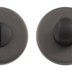 Manital Turn & Release on Push-on Round Rose Ant (Anthracite)