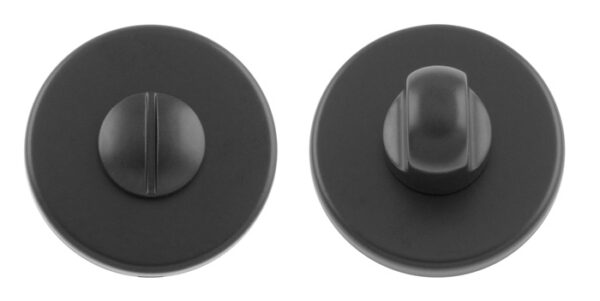 Manital Turn & Release on Push-on Round Rose Ner (Matt Black)