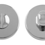 Manital Turn & Release on Push-on Round Rose Cro (Polished Chrome)
