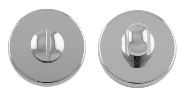 Manital Turn & Release on Push-on Round Rose Cro (Polished Chrome)