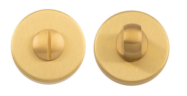 Manital Turn & Release on Push-on Round Rose Osa (Satin Brass)