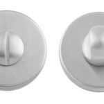 Manital Turn & Release on Push-on Round Rose Csa (Satin Chrome)