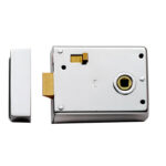 Eurospec 4 x 3" Rim Latch - Dual Handed - Polished Chrome