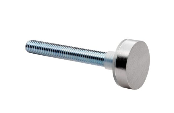 Eurospec Pull Handle Bolt Cap - 22mm - Pair - Satin Stainless Steel