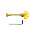 Carlisle Brass Turn & Release for Bathroom (4.9 x 67mm Spindle) to Suit 35-45mm Doors - Polished Brass
