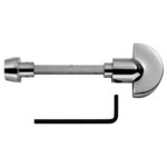 Carlisle Brass Turn & Release for Bathroom (4.9 x 67mm Spindle) to Suit 35-45mm Doors - Polished Chrome