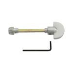 Carlisle Brass Turn & Release for Bathroom (4.9 x 80mm Longer Spindle) - Satin Chrome
