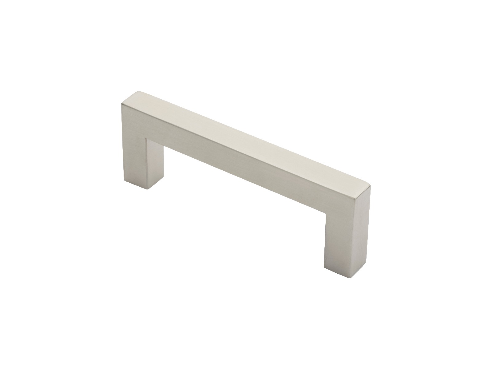 ssm1415sss.jpg Eurospec 19mm Dia. Square Mitred Pull Handle - 150mm C/C - Bolt Through Fixing - Satin Stainless Steel - Image 1