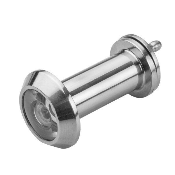 Eurospec Door Viewer - 180 Degree - Crystal Lens - Bright Stainless Steel