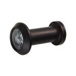 Eurospec Door Viewer - 180 Degree - Crystal Lens - Matt Black