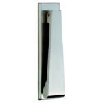 Eurospec Door Knocker - 167 x 40mm - Bolt Through Fixing - Satin Stainless Steel