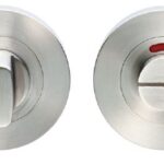 Eurospec Steelworx Swt Turn & Release on Concealed Fix Round Rose with Indicator (Small Turn) - SSS (53 x 8mm) - Satin Stainless Steel