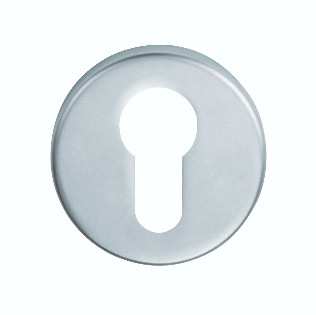 szc001sc_1.jpg Serozzetta Escutcheon - Euro Profile on Concealed Fix Push on Round Rose - Satin Chrome - Image 1