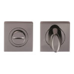 Serozzetta Turn & Release - 5mm Spindle - Square Rose - Black Nickel