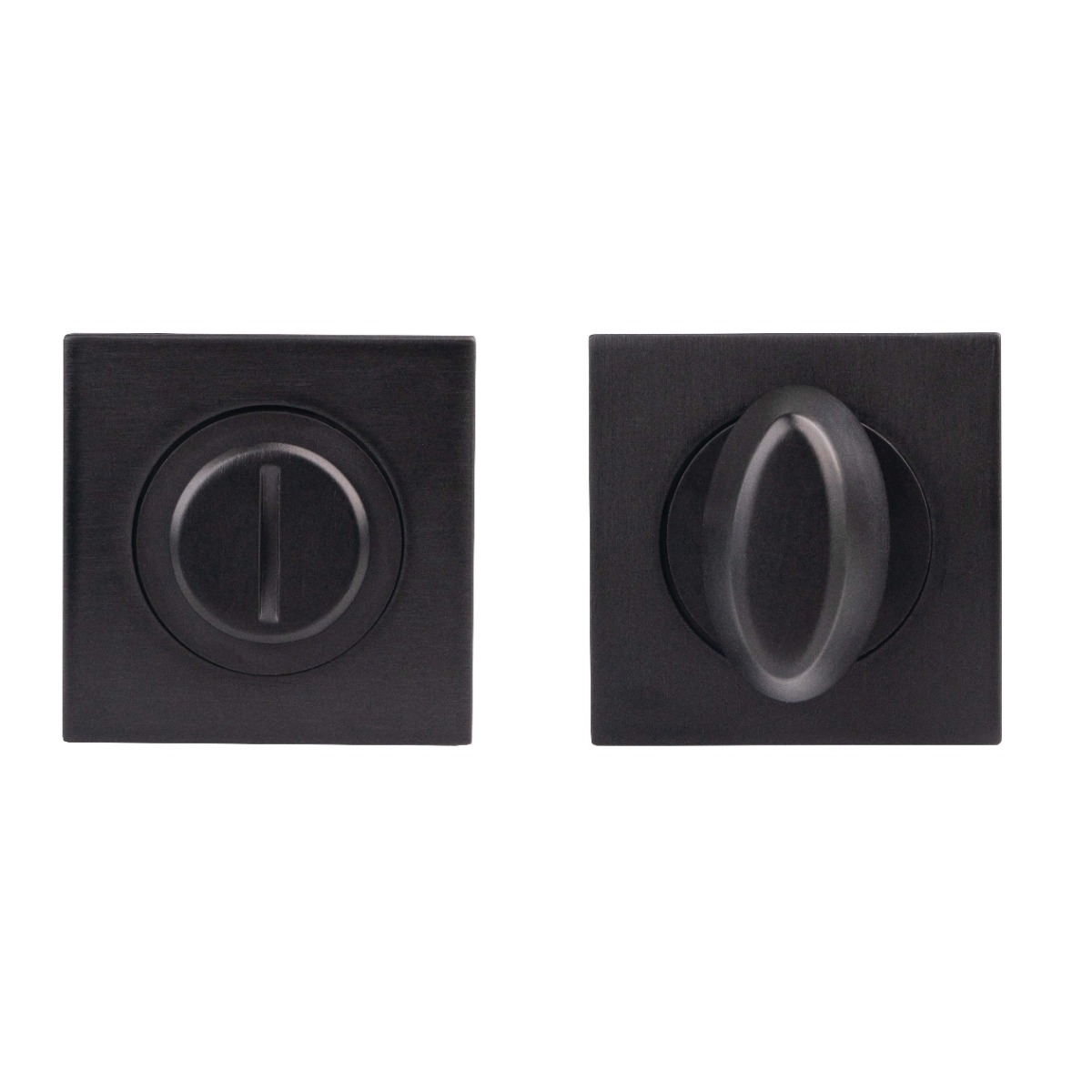 szm004sqmb_3.jpg Serozzetta Turn & Release - 5mm Spindle - Square Rose - Matt Black - Image 1