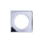 Serozzetta Square Szm Outer Rose Cover Pack - Polished Chrome